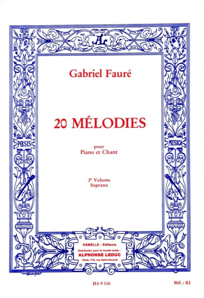 Vingt Mélodies pour Soprano et Piano Vol. 2